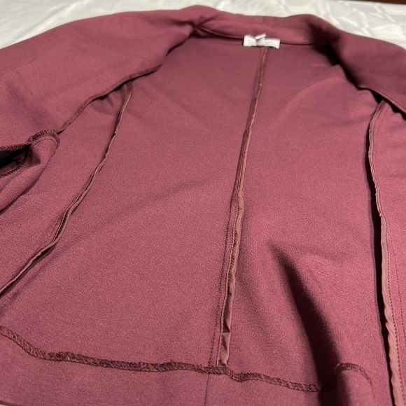 SOFIA VERGARA blazer,women med,front drape media jacket , faux leather sleeves - Picture 16 of 16